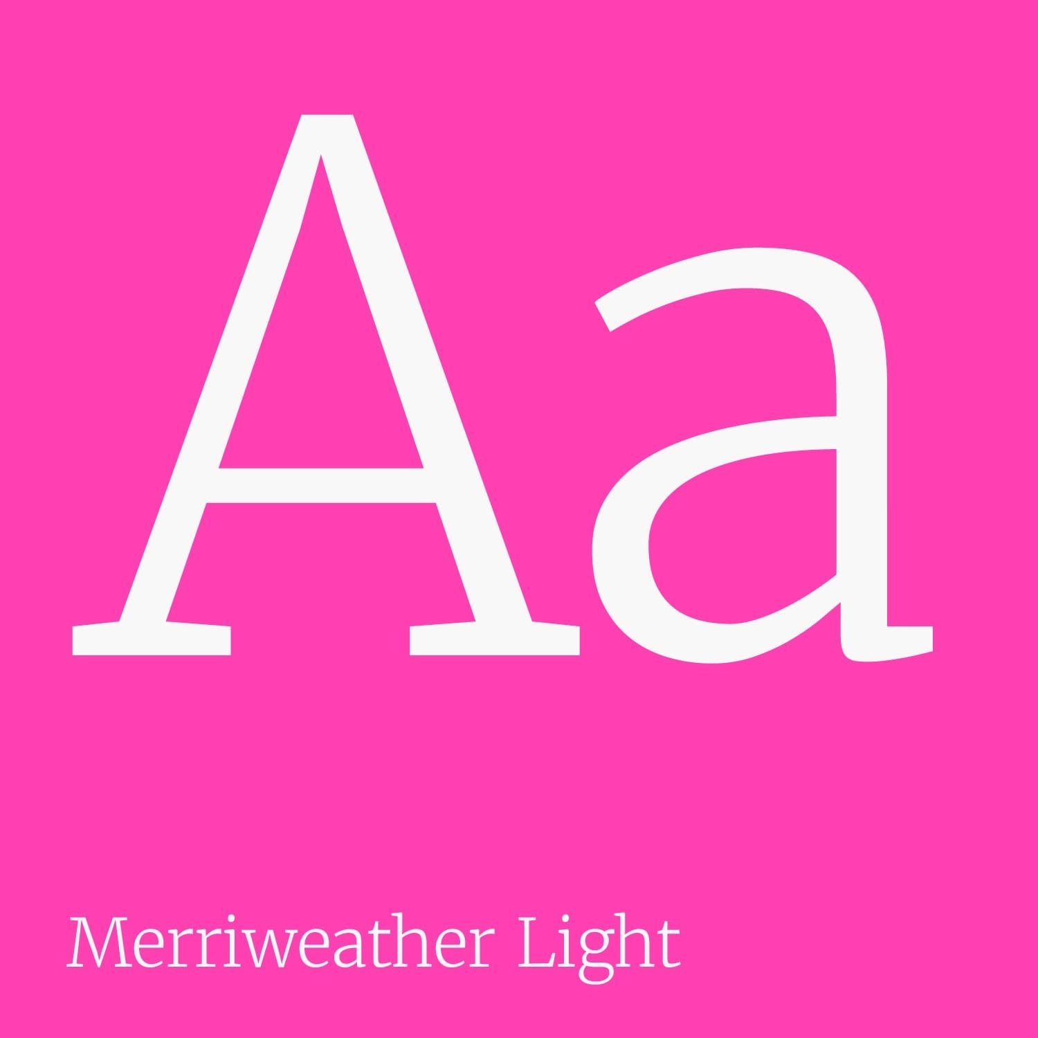 Ali tipografia Merriweather - font brand identity intelligenza artificiale