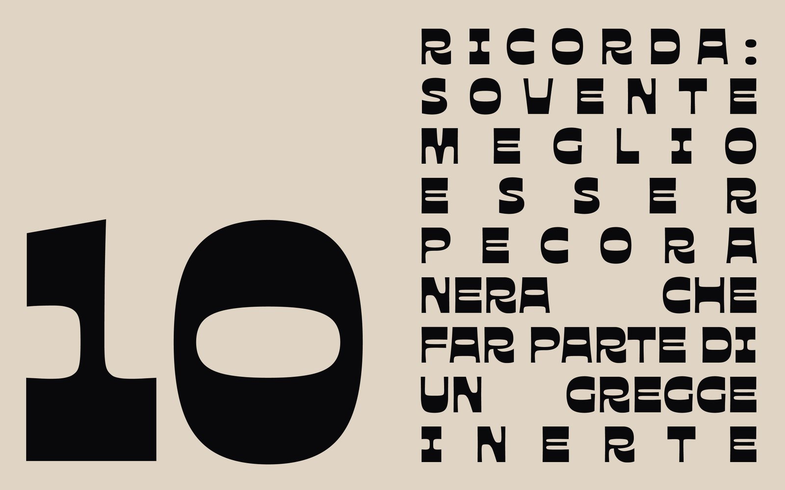 Divino Design comandamento 10 - finale manifesto designer freelance contemporaneo